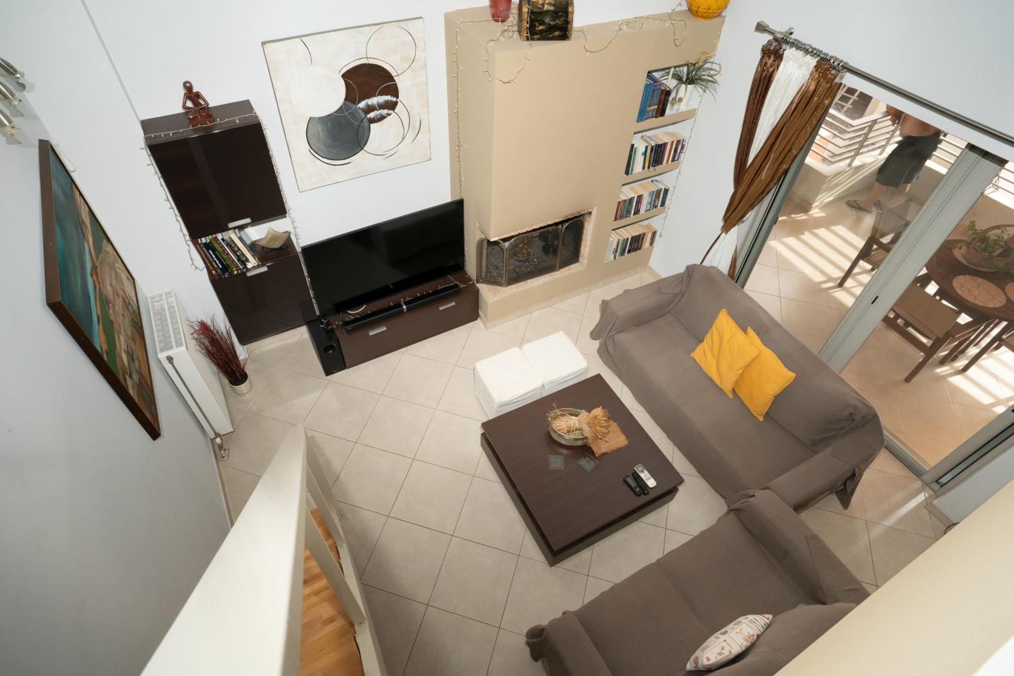 Maria'S Airport Apartment Koropion Bagian luar foto