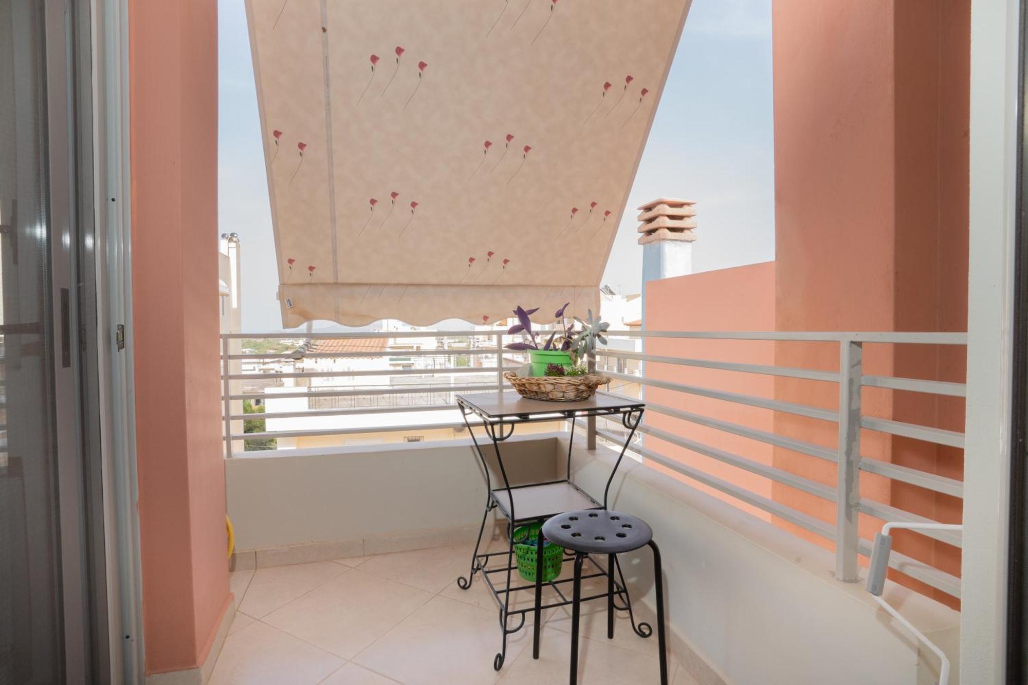 Maria'S Airport Apartment Koropion Bagian luar foto